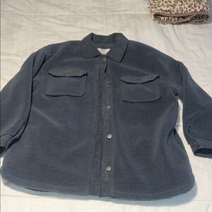 Men's Gray Fleece Jacket